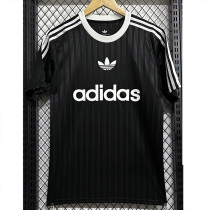 2025 AD Casual Black Fans Training shirts (三叶草)