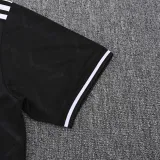2025-26 Man Utd Black Polo Short Sleeve