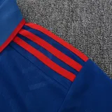 2025-26 Man Utd Fancy blue Polo Short Sleeve