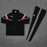 2025 AD Black Jacket Tracksuit #2314