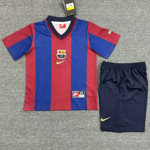 1998-1999 BAR Away Kids Retro Soccer Jersey