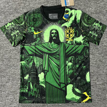 2024-25 Brazil Green Special Edition Fans Soccer Jersey *耶稣绿色