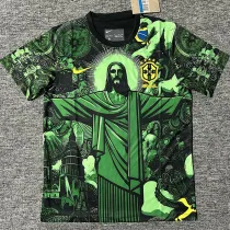 2024-25 Brazil Green Special Edition Fans Soccer Jersey *耶稣绿色