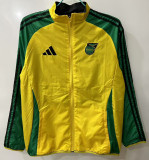 2025-26 Jamaica Yellow & Black Double Sided Windbreaker (双面风衣)(刺绣)