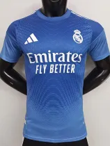 2025-26 RMA Blue GoalKeeper Player Version Soccer Jersey