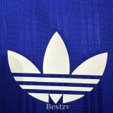2025 AD Casual Blue Fans Training shirts (三叶草)