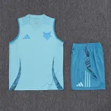 2025-26 Cruzeiro Light blue Tank top and shorts suit