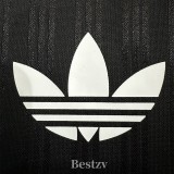 2025 AD Casual Black Fans Training shirts (三叶草)
