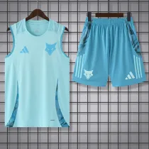 2025-26 Cruzeiro Light blue Tank top and shorts suit