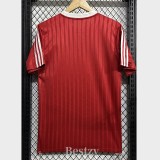 2025 AD Casual Red Fans Training shirts (三叶草)