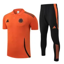 2025-26 Colombia Orange Polo Tracksuit