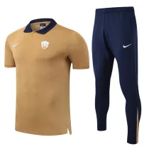 2025-26 Pumas UNAM Earthy Yellow Polo Tracksuit