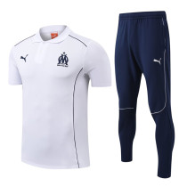 2025-26 Marseille White Polo Tracksuit