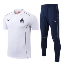 2025-26 Marseille White Polo Tracksuit