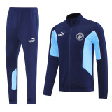 2025-26 Man Utd Royal blue Jacket Tracksuit #01