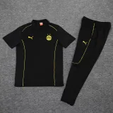 2025-26 Dortmund Black Polo Tracksuit