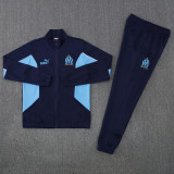 2025-26 Marseille Royal blue Jacket Tracksuit #01