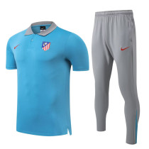 2025-26 ATM Lake blue Polo Tracksuit