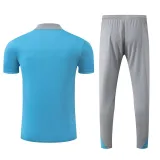 2025-26 ATM Lake blue Polo Tracksuit