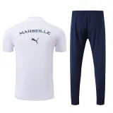2025-26 Marseille White Polo Tracksuit