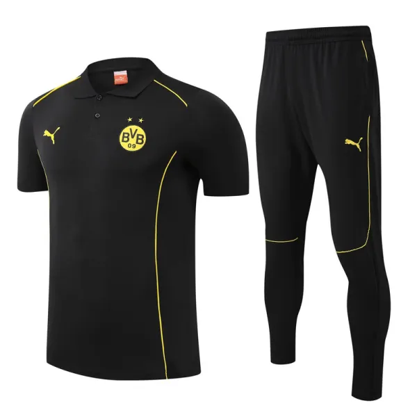 2025-26 Dortmund Black Polo Tracksuit