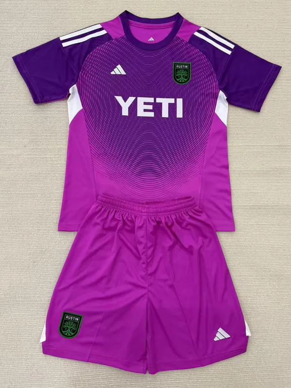 2025-26 Austin FC Purple GoalKeeper Kids Soccer Jersey