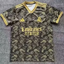 2025-26 RMA Gold Black Special Edition Fans Training Shirts
