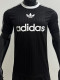 2025 AD Casual Black Player Version Training shirts (三叶草)