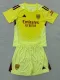 2025-26 ARS Light Yellow GoalKeeper Kids Soccer Jersey