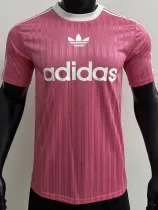 2025 AD Casual Pink Player Version Training shirts *三叶草