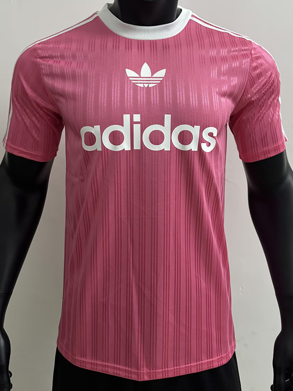 2025 AD Casual Pink Player Version Training shirts (三叶草)