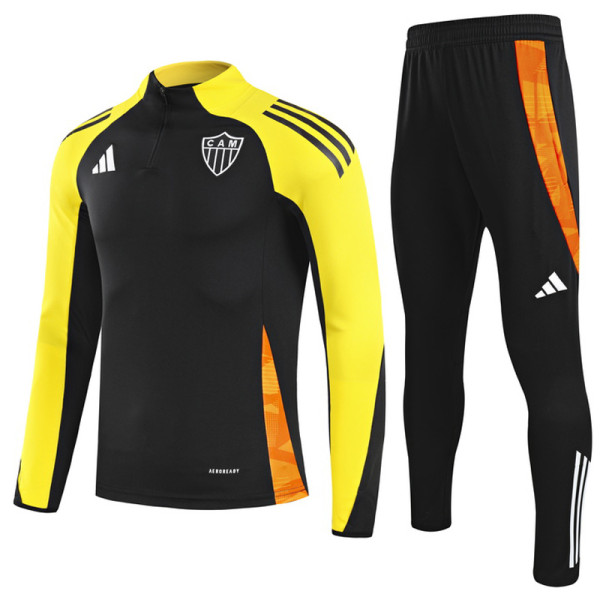 2025-26 Atletico Mineiro Black Half Pull Tracksuit (半拉链)