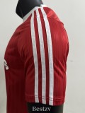 2025 AD Casual Red Player Version Training shirts (三叶草)