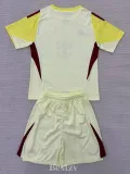 2025-26 Inter Miami  Light Yellow GoalKeeper Kids Soccer Jersey