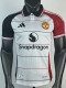2025-26 Man Utd White Special Edition Player Version Training shirts (红黑袖)