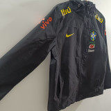 2025-26 Brazil Black Windbreaker