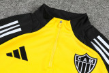 2025-26 Atletico Mineiro Yellow Half Pull Tracksuit (半拉链)