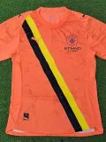 2025-26 Man City Orange Player Version Soccer Jersey