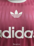 2025 AD Casual Pink Player Version Training shirts (三叶草)