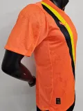 2025-26 Man City Orange Player Version Soccer Jersey
