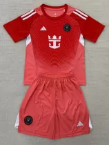 2025-26 Inter Miami Orange GoalKeeper Kids Soccer Jersey