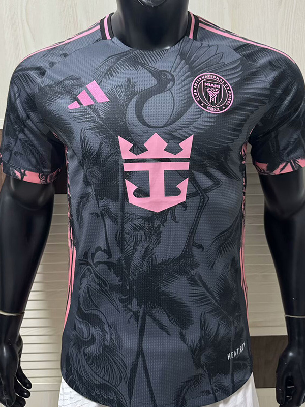 2025-26 Inter Miami  Grey Black Special Edition Player Version Soccer Jersey