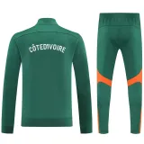2025-26 Ivory Coast Dark green Jacket Tracksuit