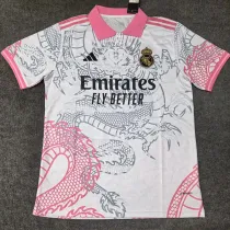 2025-26 RMA Pink White Polo Short Sleeve *龙
