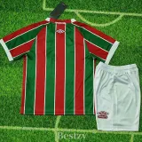 2025-26 Fluminense Home Kids Soccer Jersey