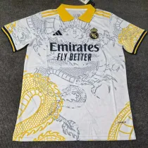 2025-26 RMA Yellow White Polo Short Sleeve *龙