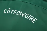2025-26 Ivory Coast Dark green Jacket Tracksuit
