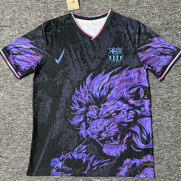 2025-26 BAR Purple Black Special Edition Fans Training Shirts (狮)