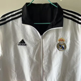 2024-25 RMA White & Black Double Sided Windbreaker (双面风衣)(龙)