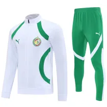 2025-26 Senegal  White Jacket Tracksuit